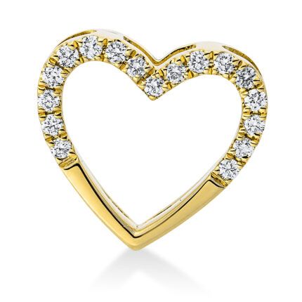 Anhänger Gelbgold 18kt 0,09 Diamantschmuck mit 17 Diamanten - 3G490