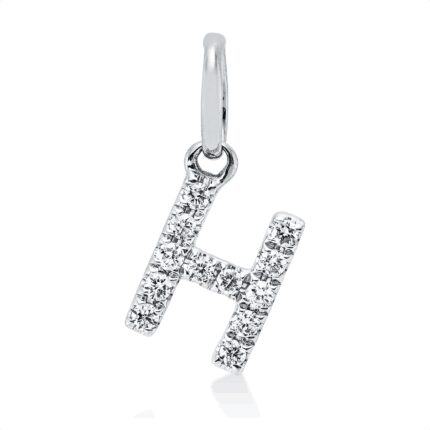 Anhänger Weißgold 18kt 0,05 Diamantschmuck mit 12 Diamanten - 3I221