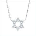 Collier Weißgold 18kt 0,20 Diamantschmuck mit 48 Diamanten - 4P235