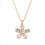 Collier Rosegold 18kt 0,32 Diamantschmuck mit 29 Diamanten - 4P428