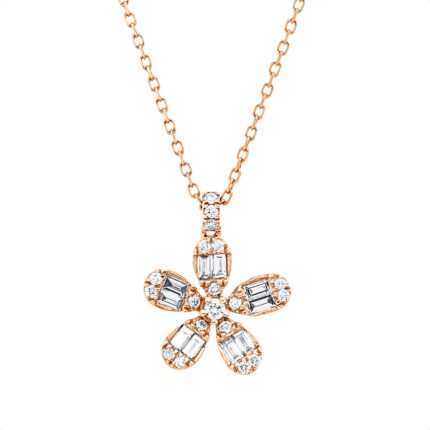 Collier Rosegold 18kt 0,32 Diamantschmuck mit 29 Diamanten - 4P428