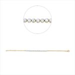 Armband Gelbgold / Weißgold 18kt 2,21 Diamantschmuck mit 21 Diamanten - 5G117