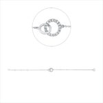 Armband Weißgold 18kt 0,09 Diamantschmuck mit 17 Diamanten - 5G136