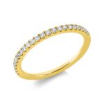 Memoire Gelbgold 18kt 0,24 Diamantringe mit 22 Diamanten - 1I174