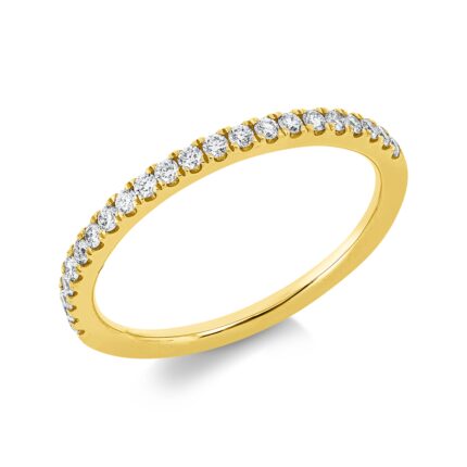 Memoire Gelbgold 18kt 0,24 Diamantringe mit 22 Diamanten - 1I174