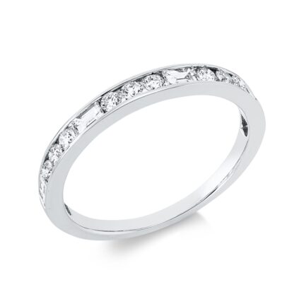 Baguette Platin 95kt 0,52 Diamantringe mit 13 Diamanten - 1IL75