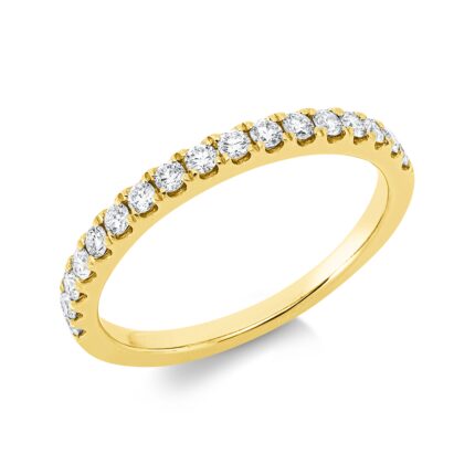 Memoire Gelbgold 18kt 0,36 Diamantringe mit 17 Diamanten - 1IN25