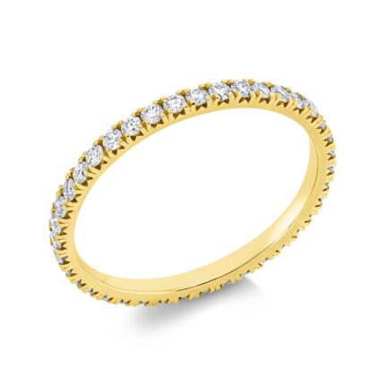 Memoire Gelbgold 18kt 0,55 Diamantringe mit 39 Diamanten - 1IN71