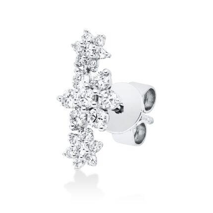 Ohrstecker Weißgold 18kt 0,27 Diamantschmuck mit 21 Diamanten - 2V268