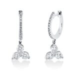 Creolen Weißgold 18kt 0,51 Diamantschmuck mit 36 Diamanten - 2W084