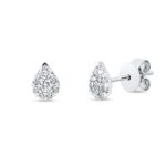 Ohrstecker Weißgold 18kt 0,26 Diamantschmuck mit 16 Diamanten - 2W314