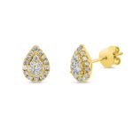 Ohrstecker Gelbgold 18kt 0,46 Diamantschmuck mit 46 Diamanten - 2W315