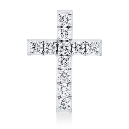 Anhänger Weißgold 18kt 0,22 Diamantschmuck mit 11 Diamanten - 3H952