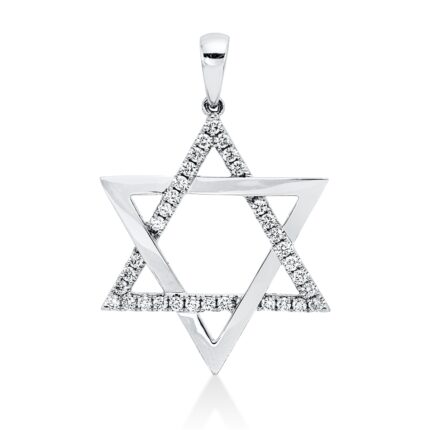 Anhänger Weißgold 18kt 0,36 Diamantschmuck mit 33 Diamanten - 3H953