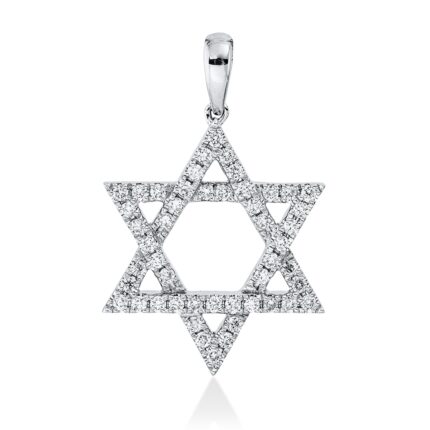 Anhänger Weißgold 18kt 0,42 Diamantschmuck mit 49 Diamanten - 3I235