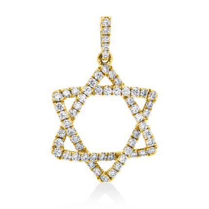 Anhänger Gelbgold 18kt 0,40 Diamantschmuck mit 59 Diamanten - 3I241
