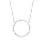 Collier Weißgold 18kt 0,54 Diamantschmuck mit 33 Diamanten - 4P252