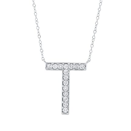 Collier Weißgold 18kt 0,27 Diamantschmuck mit 15 Diamanten - 4P337