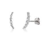 Ohrstecker Weißgold 18kt 0,18 Diamantschmuck mit 12 Diamanten - 2W104