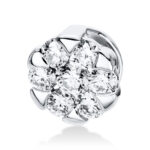 Anhänger Weißgold 18kt 0,29 Diamantschmuck mit 7 Diamanten - 3D857