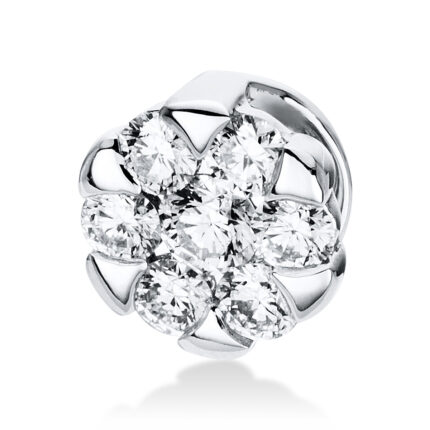 Anhänger Weißgold 18kt 0,29 Diamantschmuck mit 7 Diamanten - 3D857