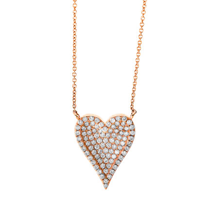 Collier Rosegold 18kt 0,51 Diamantschmuck mit 89 Diamanten - 4I287
