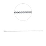 Armband Weißgold 18kt 0,34 Diamantschmuck mit 85 Diamanten - 5D250