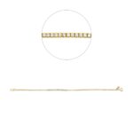 Armband Gelbgold 18kt 0,15 Diamantschmuck mit 25 Diamanten - 5F823