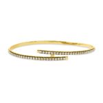 Armreif Gelbgold 18kt 1,48 Diamantschmuck mit 105 Diamanten - 6B337